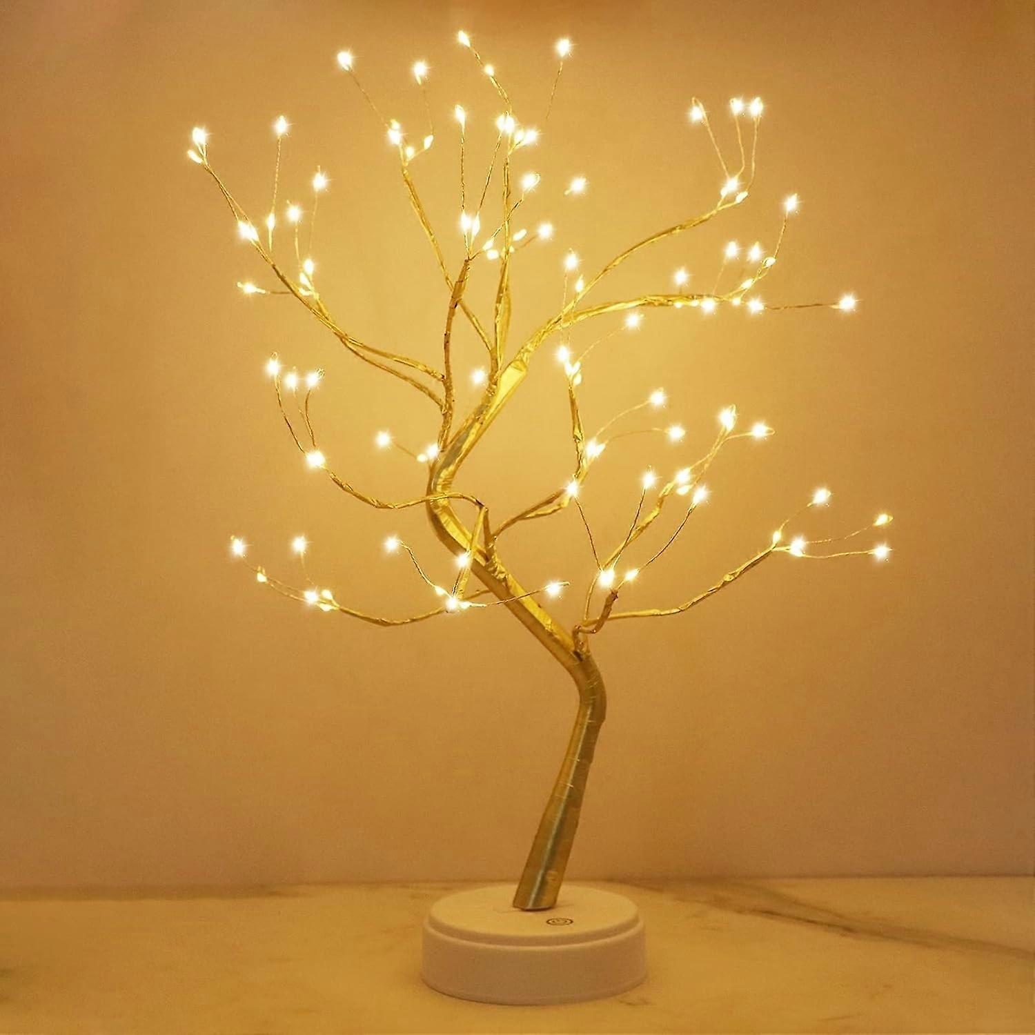 LED Light Tree, 36/108 LED Beads Night Lights, DIY Adjustable Branches ...
