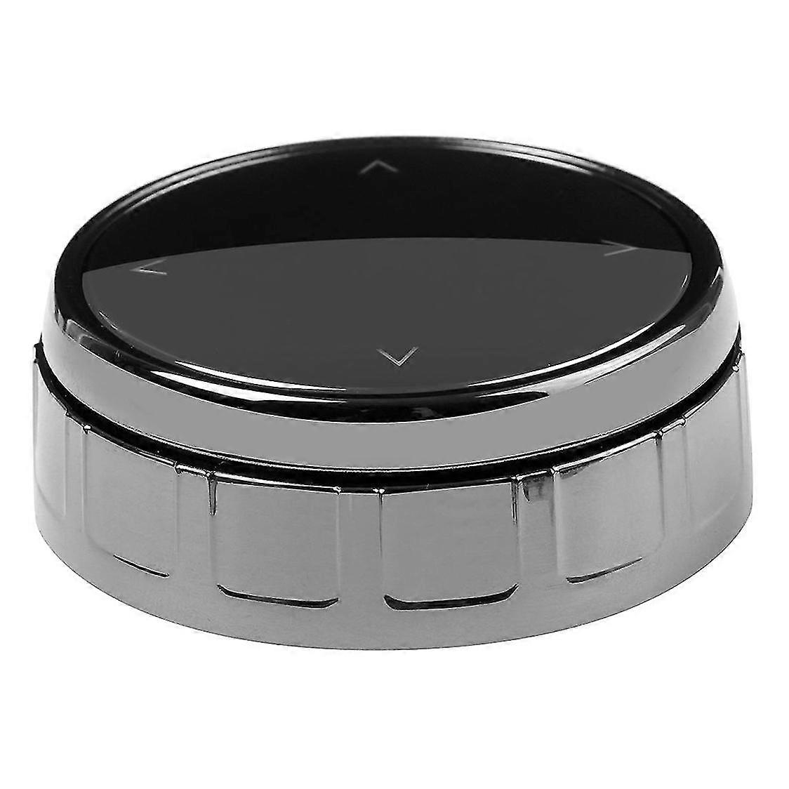 Center Console Multimedia Control Button Knob Trims Ceramic Black Cover for Mini 5-Buttons