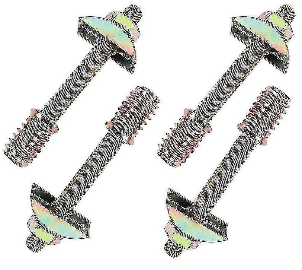 4 حزمة M8 X 100mm 4 في 1 تركيبات الأثاث ، موصلات أثاث نصف القمر ، غسالات فاصل للطاولة ، تجميع السرير ، البراغي والصواميل