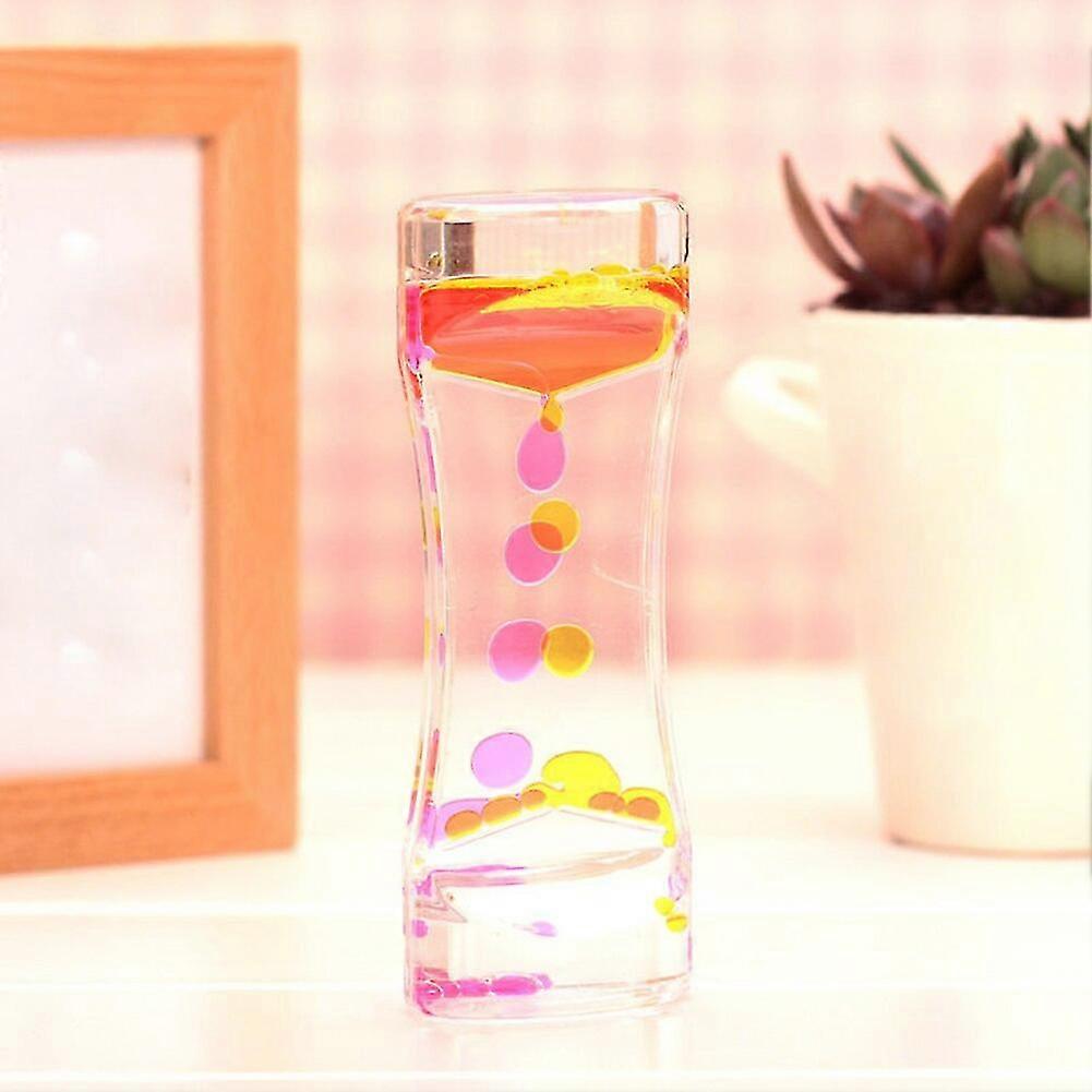 Doppelfarben Öl Sanduhr Liquid Timer Floating Motion Bubbles