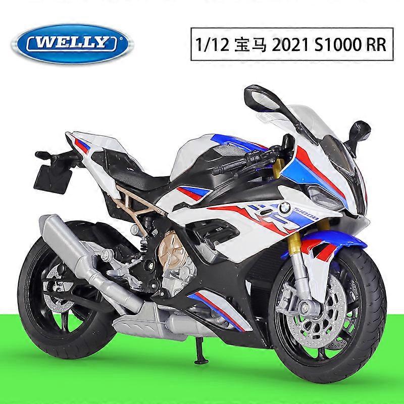 1:12 2023 S1000 Rr Factory Version Static Die-casting Vehicle Collection Motorcycle Model Toy