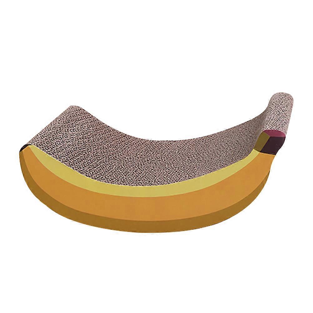 [Yue Xinghui] Cat scratch board, banana corrugated paper, cat scratch board, claw training cat toy, durable