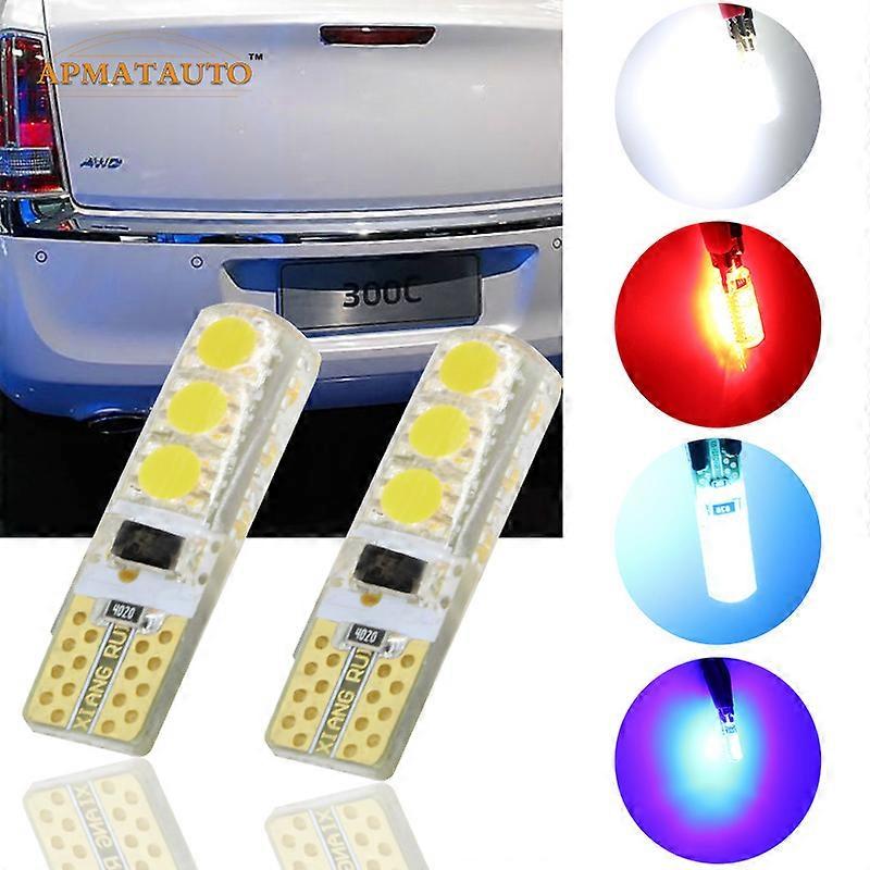 2 x T10 W5W T16 License Number Plate Light No Error LED Bulbs For Chrysler 300 C Sebring PT Cruiser