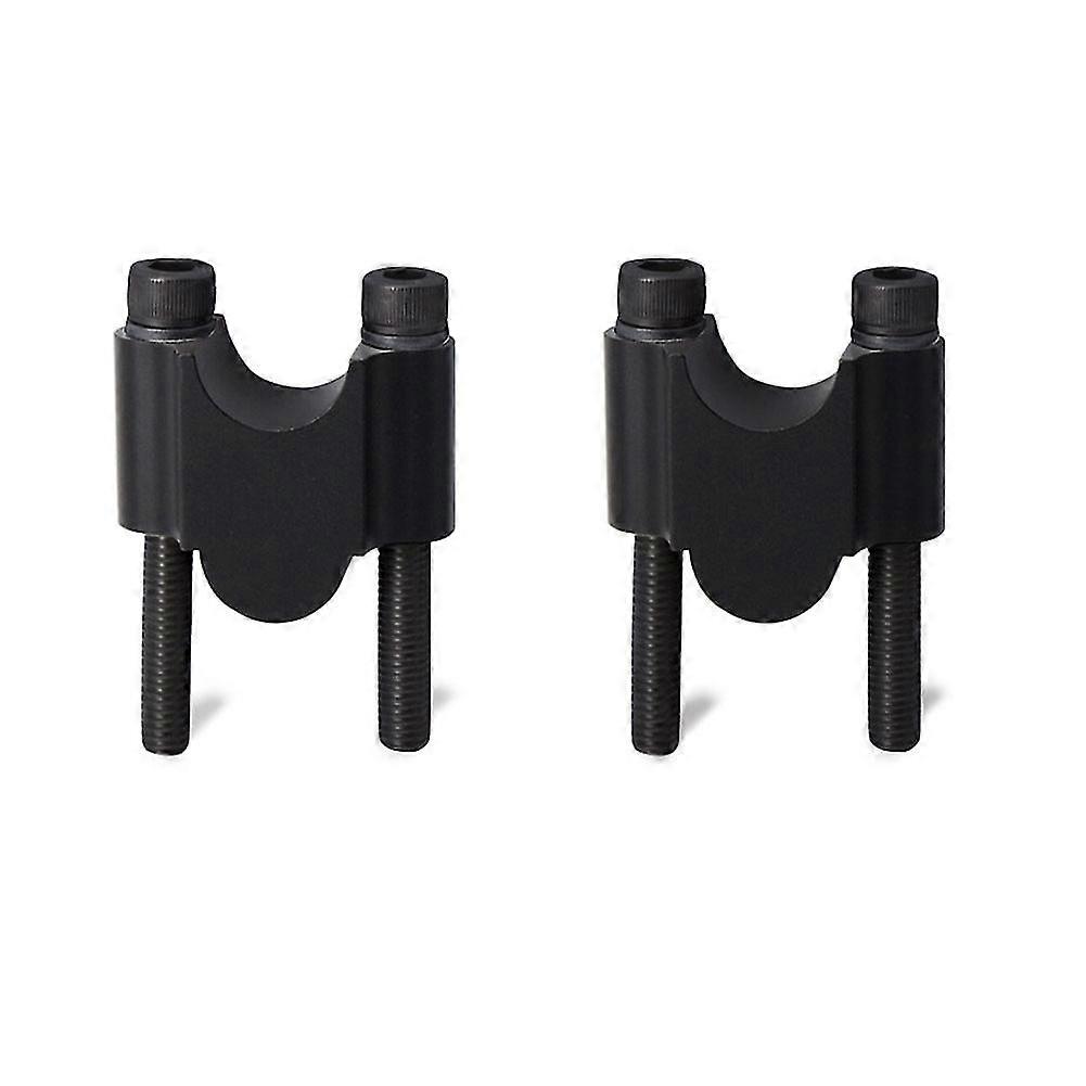 Universal Motorcycle Scooter Aluminum Alloy 22mm Handlebar Riser Mount Clamp Kit