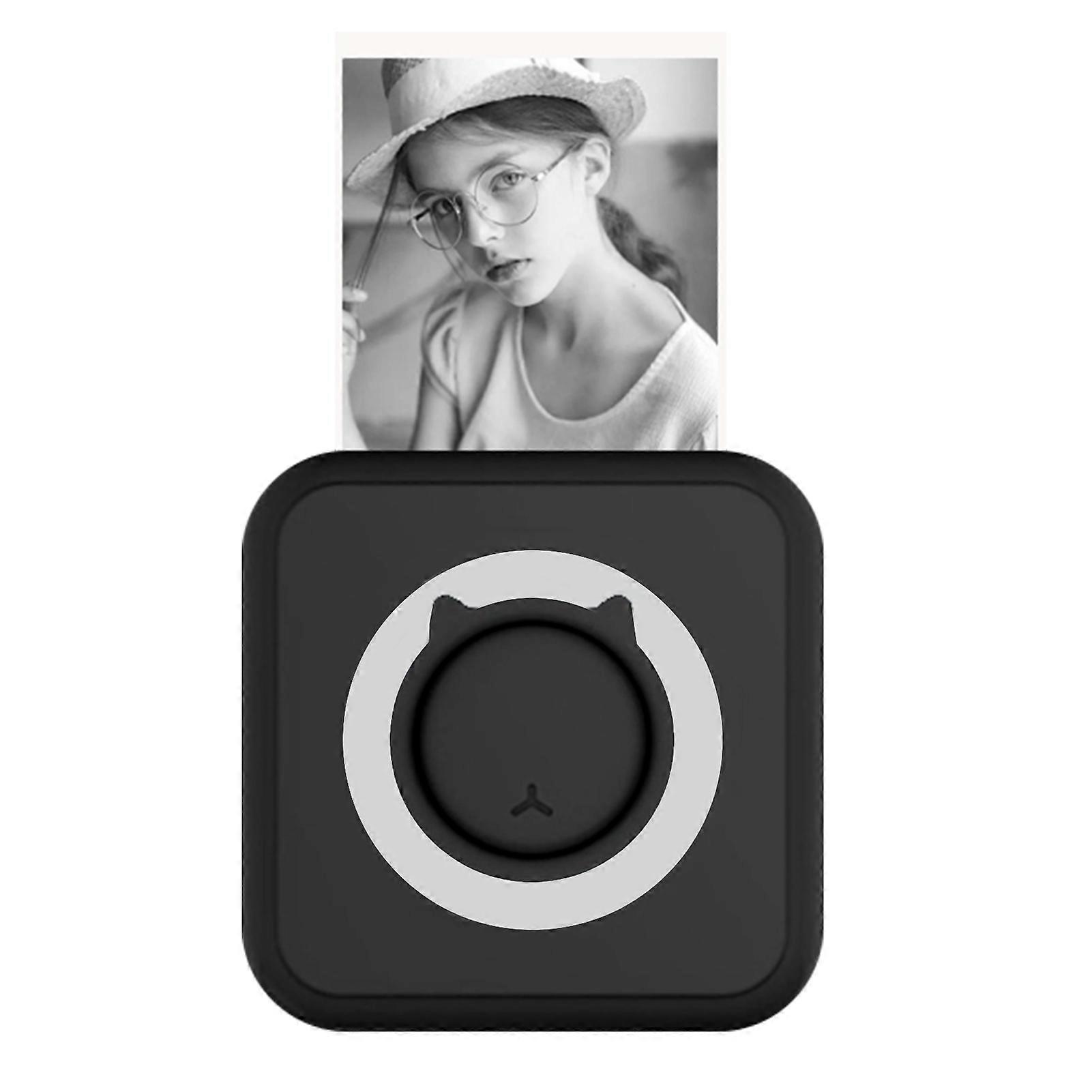 All-in-one Photo Printer Multifunction Portable Printer Wireless Instant Mini Printer Support BT Connection for Smartphone with 6 Thermal Paper Rolls
