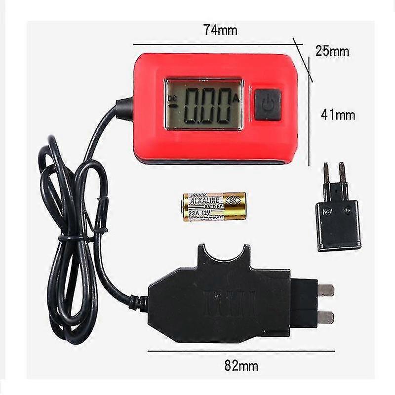 Car Current Detector Fuse Ammeter Car Leakage Tester Dark Current Vehicle Fault Detection