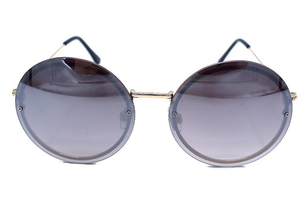 Silver Round Sunglasses - Rocky