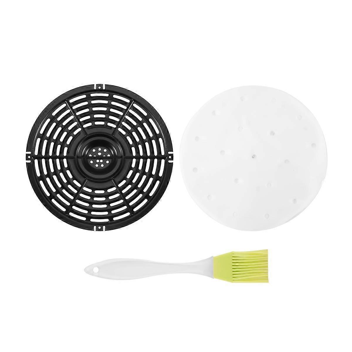 Air Fryer Replacement Grill Pan,Round Air Fryer Accessories,Non-Stick Fry Pan for Make French Fries