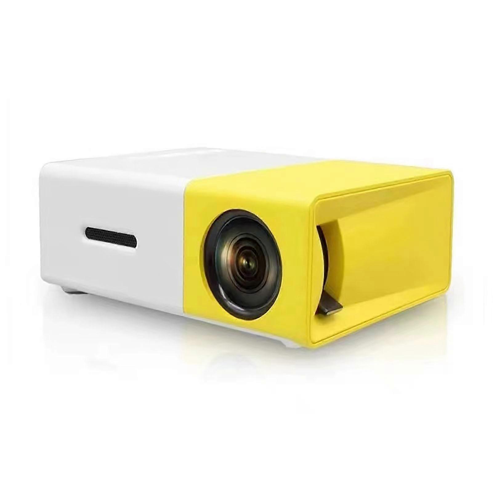 Portable Home Video Projector Micro Home Theater Video Projector with Remote Control for Playing Games Office Meetings