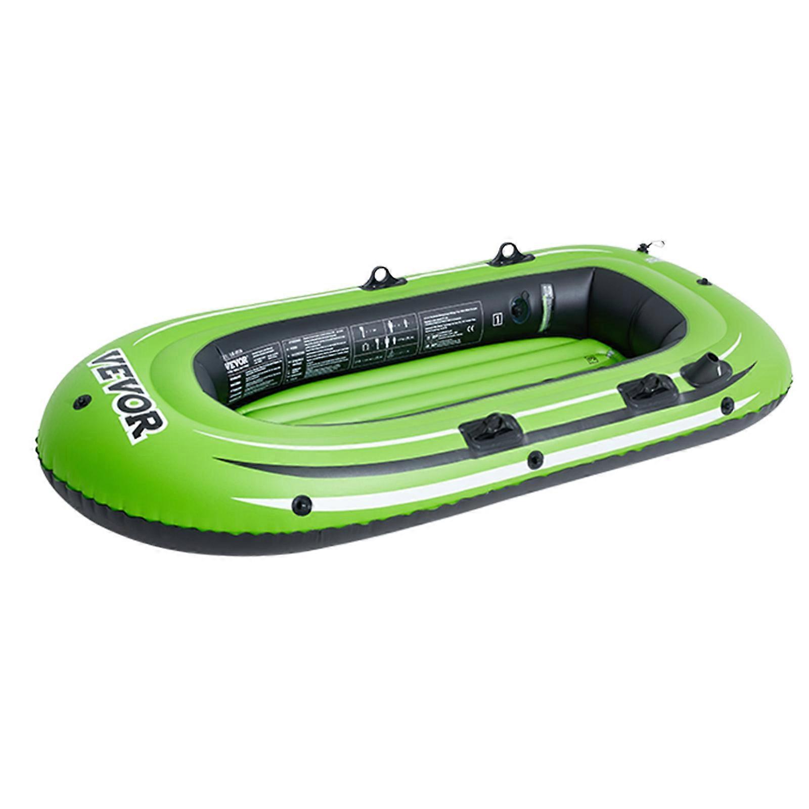 Inflatable Boat,Strong PVC Portable Boat Raft Kayak, High-Output Pump ...