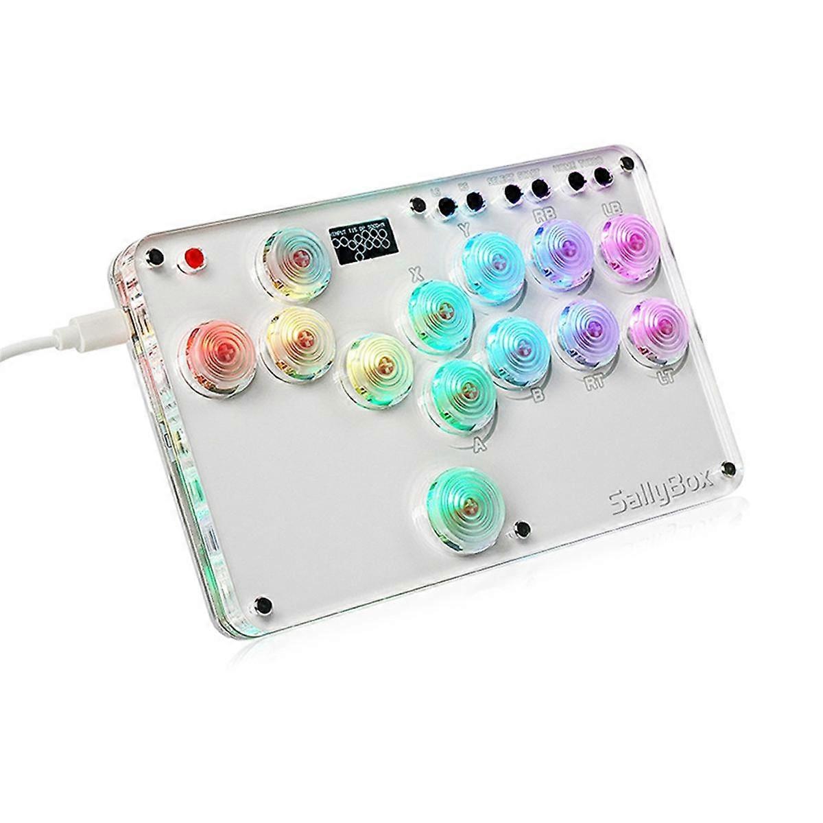 Fighting Stick Controller for PC Switch Colorful Arcade Joystick Fight Stick Game Controller