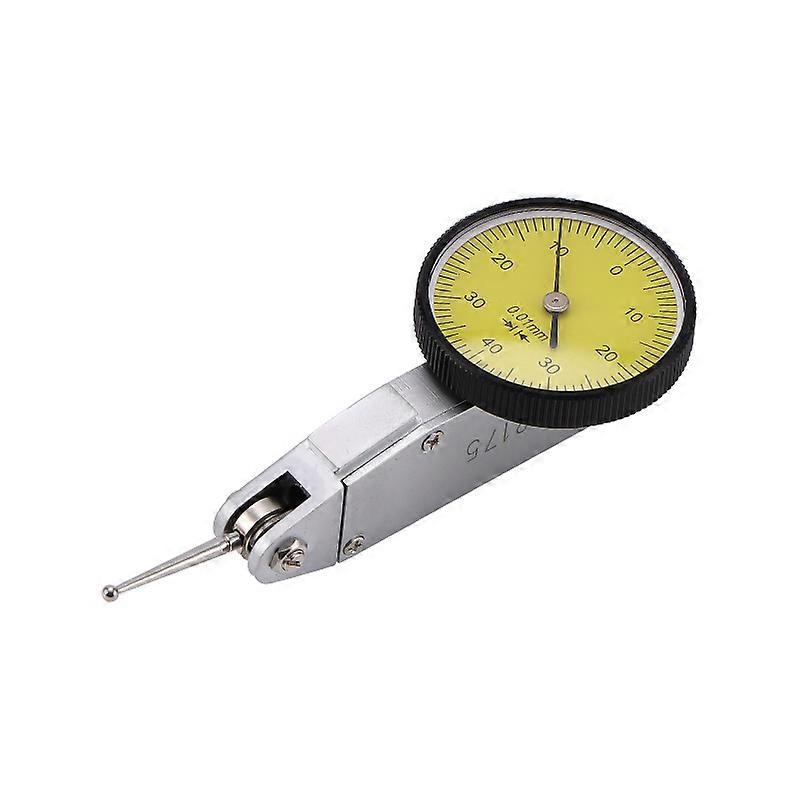 Dial Test Indicator, Precision Dial Indicator 0-0.8mm 0.01mm Accuracy, Dial Test Indicator Gauge Mechanical Dial Indicator With Automatic Reversing Co