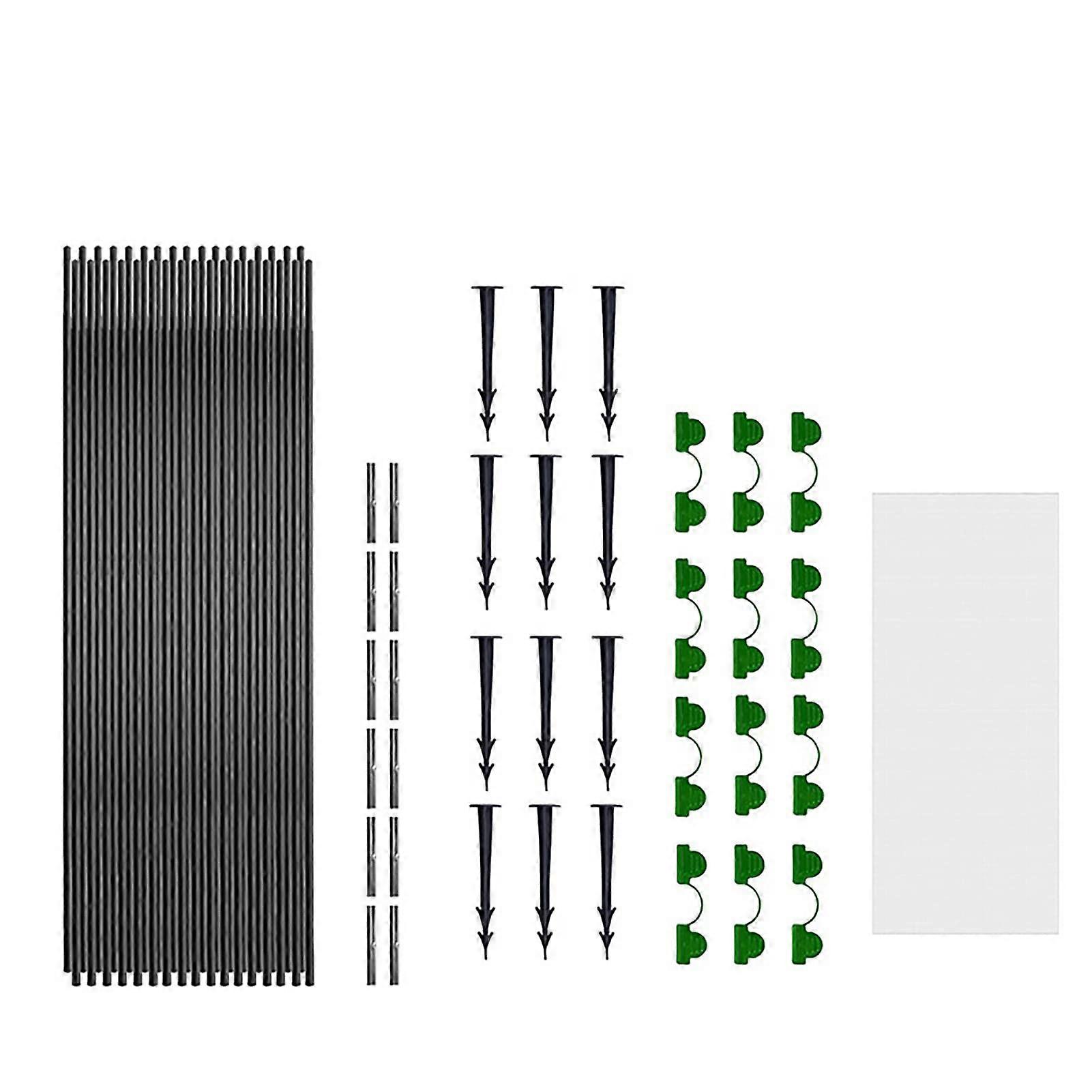 Garden Arch Shed Insect Mesh Set,Green Bird Fence Netting Set, Keep Birds Insects Away from Plant Grow Easily