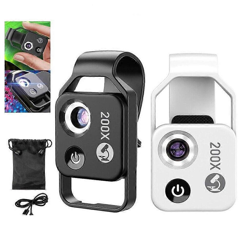 Zoom à grossissement Nanozoom 200x, Objectif de téléphone portable Nanozoom, Caméra Nanozoom X200