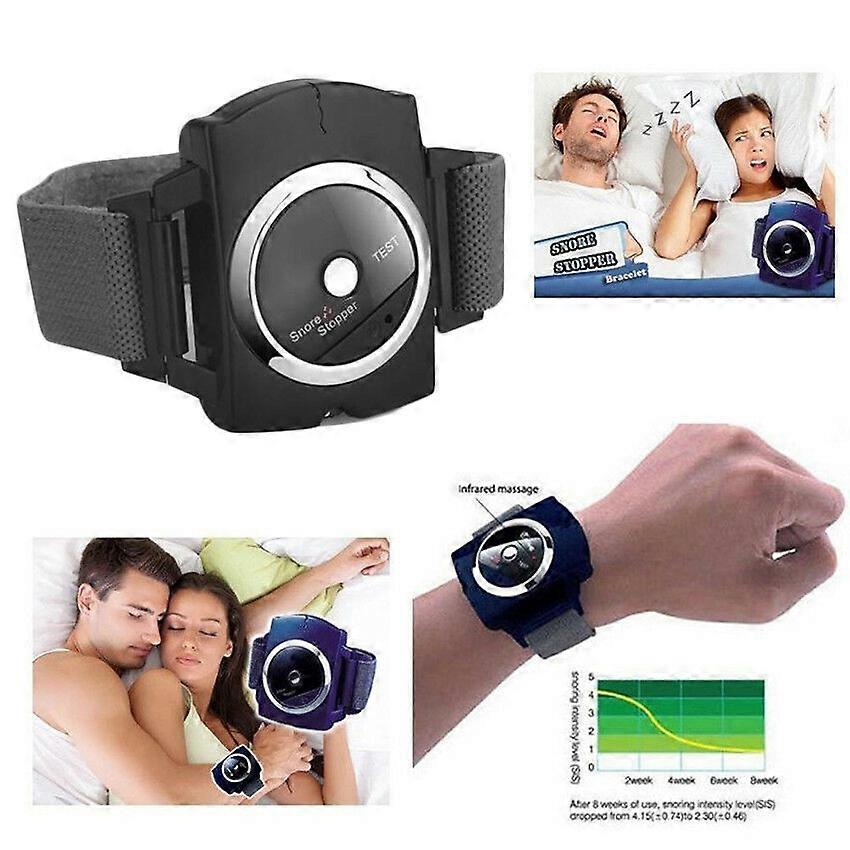 Snoring Stop Snoring Device Wrist Type Electronic Snoring Apparatus Infrared Stop Snoring Device To Prevent Sleep Snoring