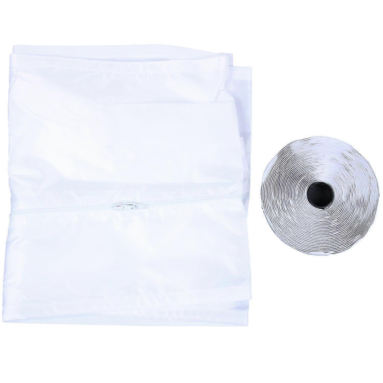 Airlock Window Seal For Portable Air Conditioner,400 Cm Flexible Cloth Sealing Plate Window Seal Wi