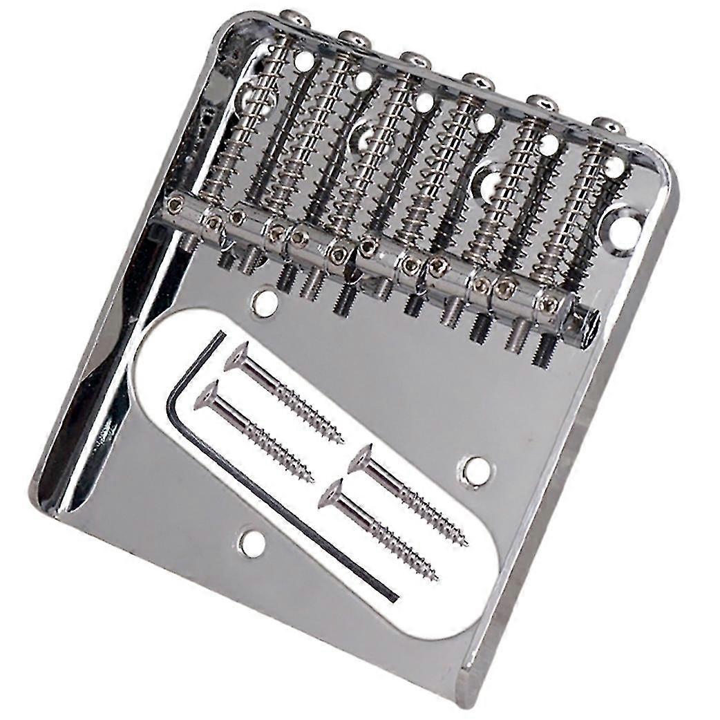 6 Saddle Bridge String Behind The Bottom For Electric Guitar Replacement Guitar Accessories Parts