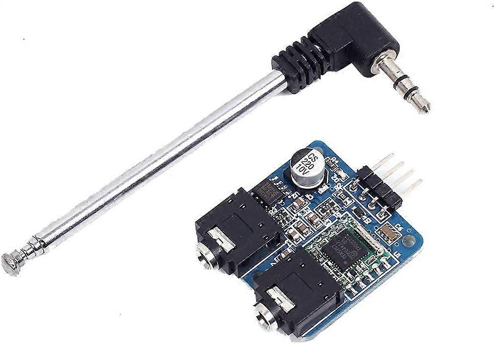 TEA5767 Stereo FM Radio Module with 76-108MHZ Telescopic Antenna for Arduin