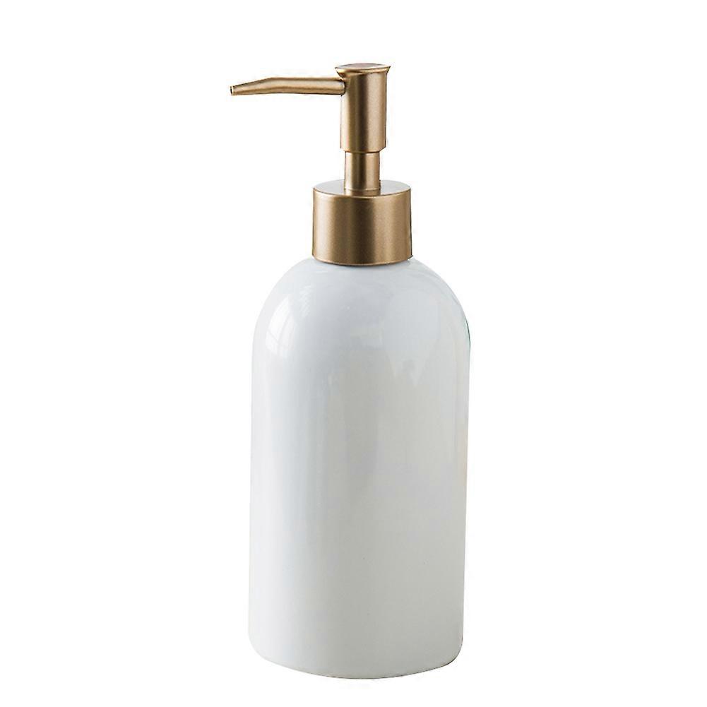420ml Liquid Soap Shampoo Lotion Shower Gel Ceramic Empty Pump Bottle Container KAESI
