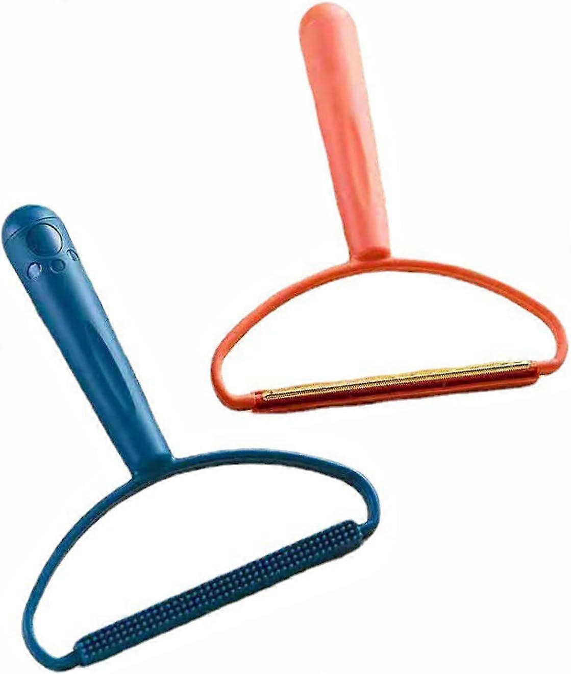 Portable Lint Remover, Pack of 2 Lint Remover, Manual Double-Sided Lint Remover for Clothes Carpets Sofas Pet Hair