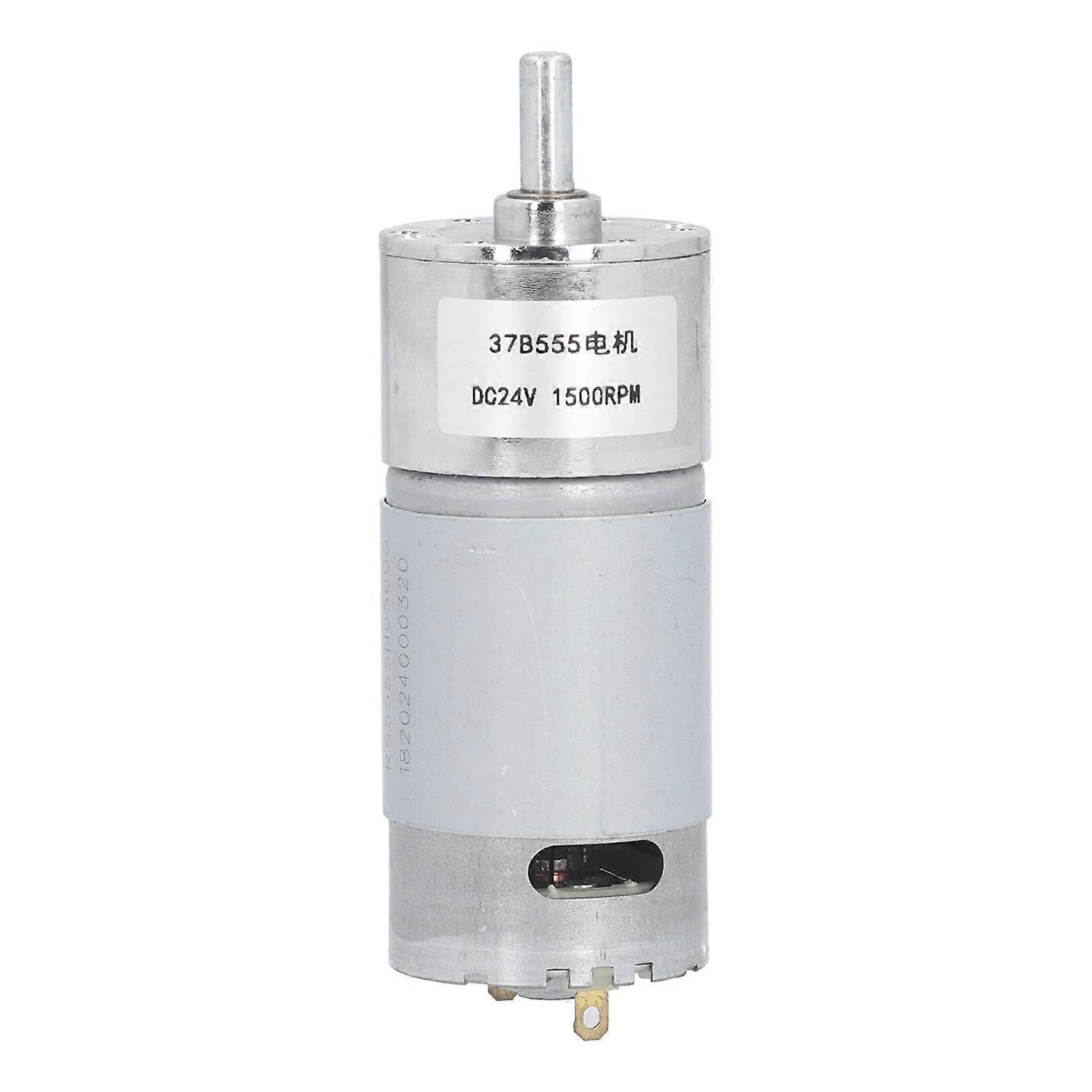ギアモーター電動減速ギヤードボックス産業用制御アクセサリー1500RPM DC24V 37B555