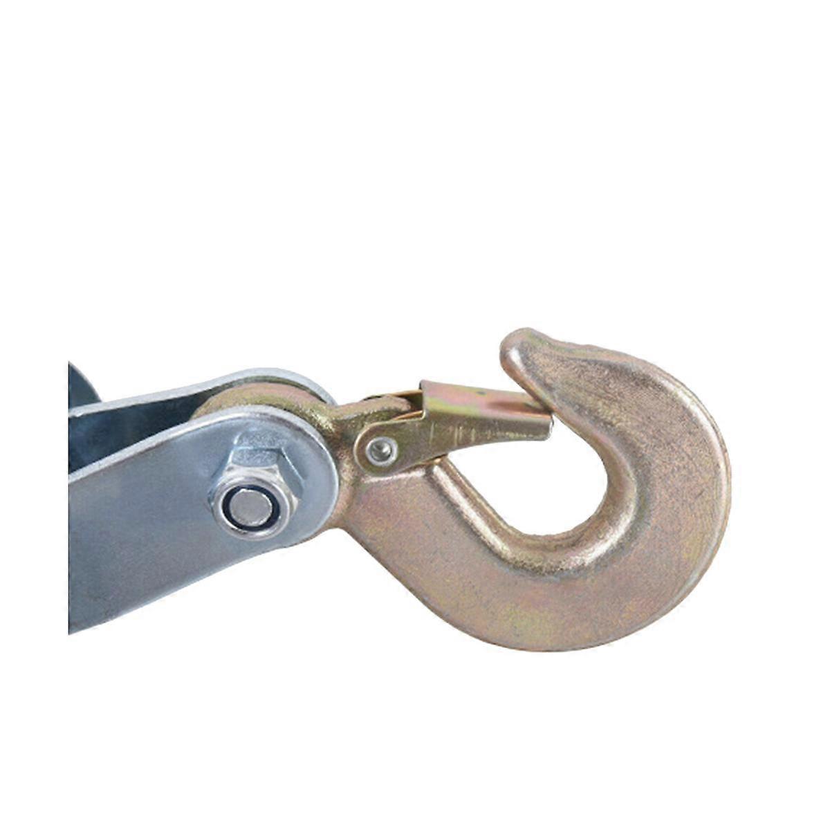 4400 LBS Breaking Strength Heavy Duty Pulley, Block And Tackle, 65 Ft 3/8In Rope Pulley for Animal