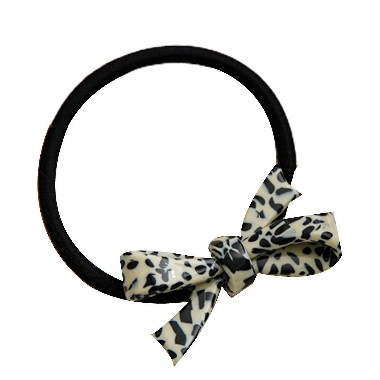 Hair Rope Elastic Band With Bow Styling Cuff Decorative Ponytail Holders