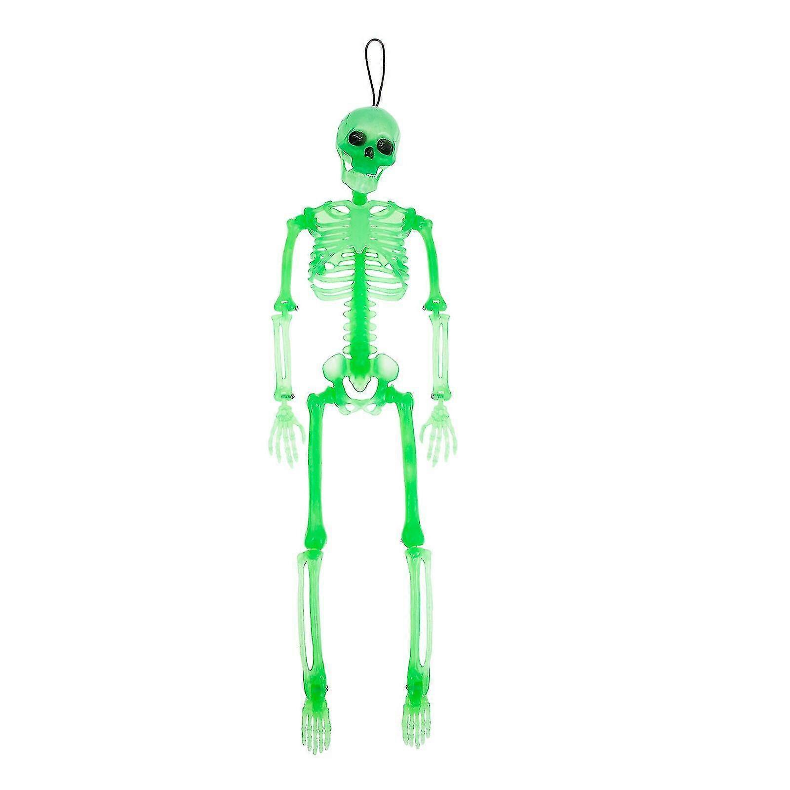Halloween Skeleton Pendant Horror Luminous Skeleton Prop Layout Decoration