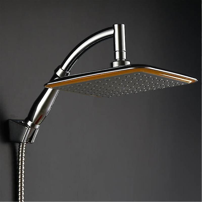 9 Inch, 360 Degree Rotatable, Square Shaped Rainfall Shower Head