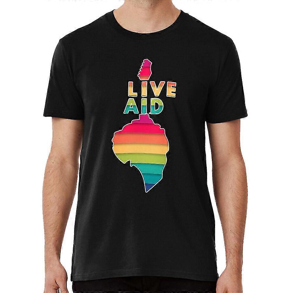 Live aid Crew Neck Triko usa anglie