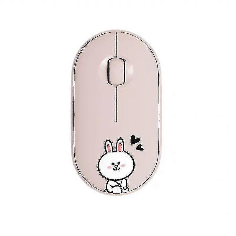Bluetooth Mouse Tablet Accessories Mini Cartoon Mute Wireless Mouse-DF