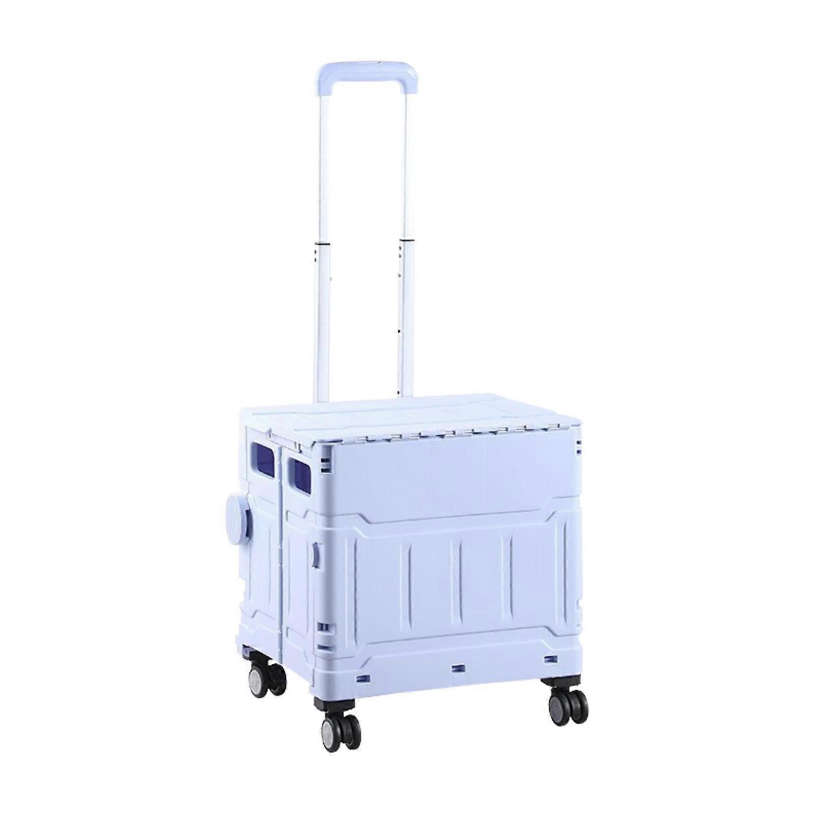 Handcart Hand Pushing Trolley Foldable Shopping Cart for Storage Home Picnic