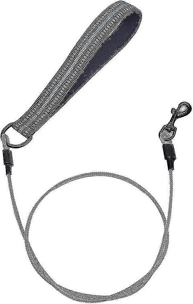 Chew Proof Dog Lead With Soft Padded Handle, Chew Resistant Multi-strand