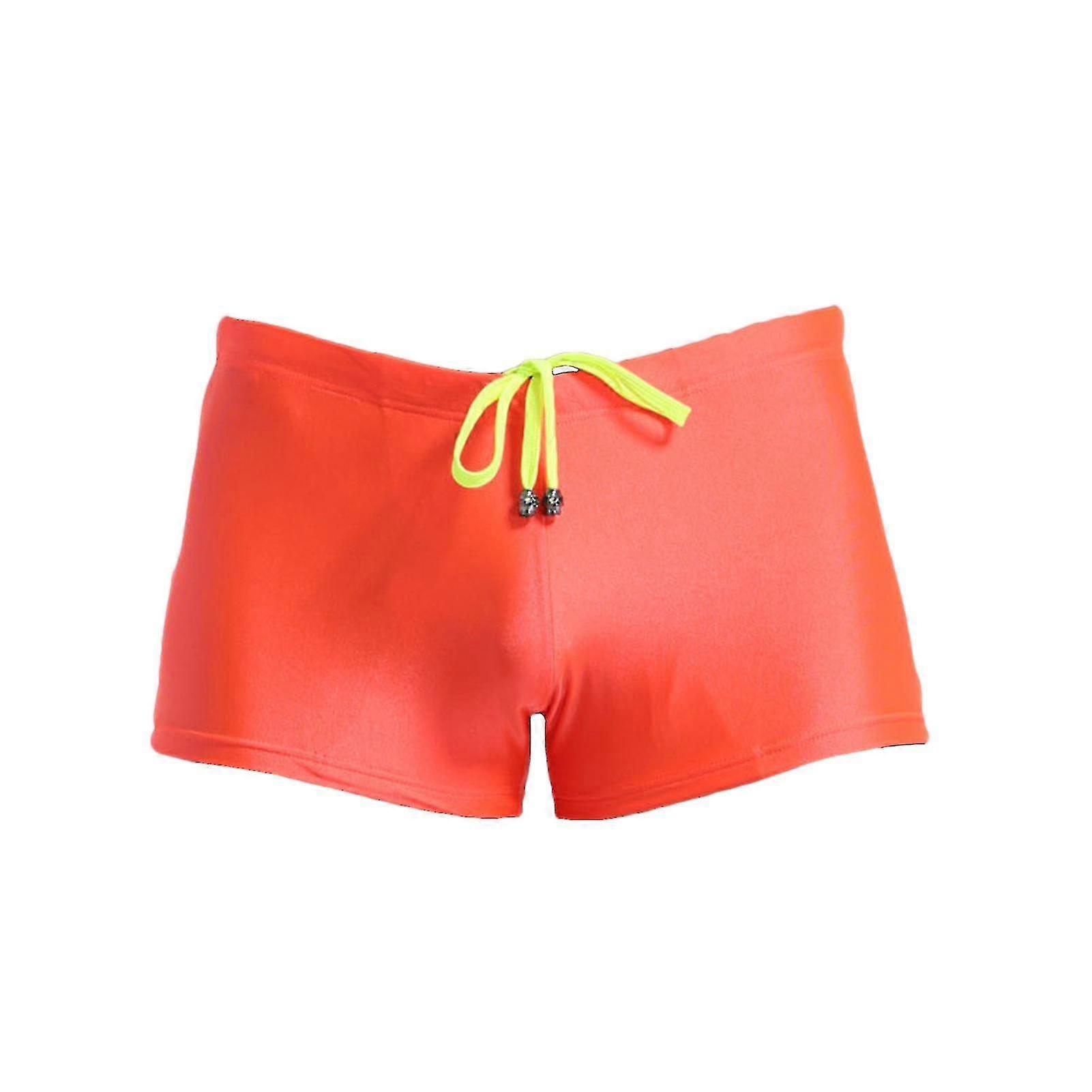 Low Rise High Elasticity 3d Cutting Swimming Trunks Men Swim Shorts