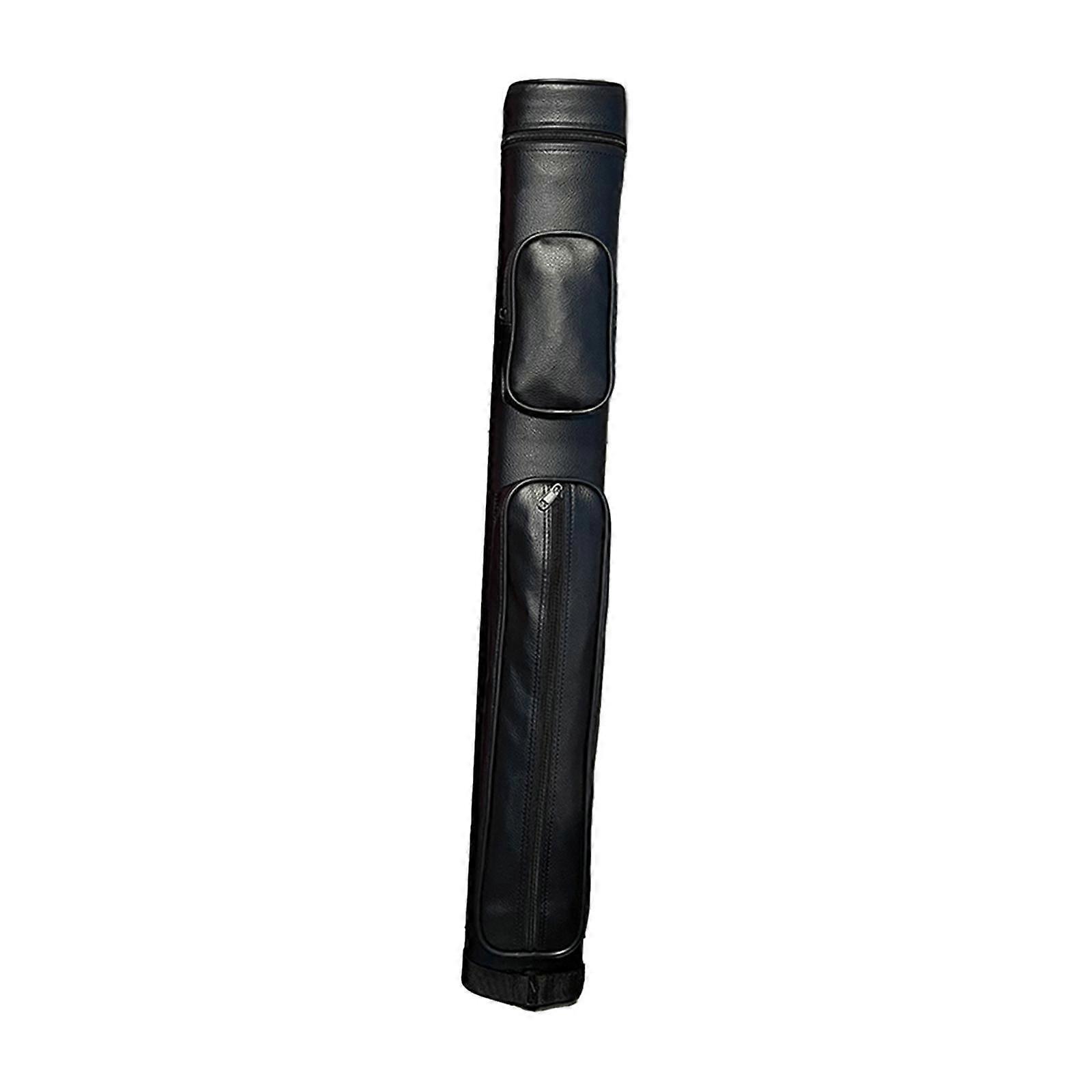 Biliardo Biliardo Stecca Stick Custodia 1/2 Stecca Snodata Custodia Carrier Portatile Protector Nero