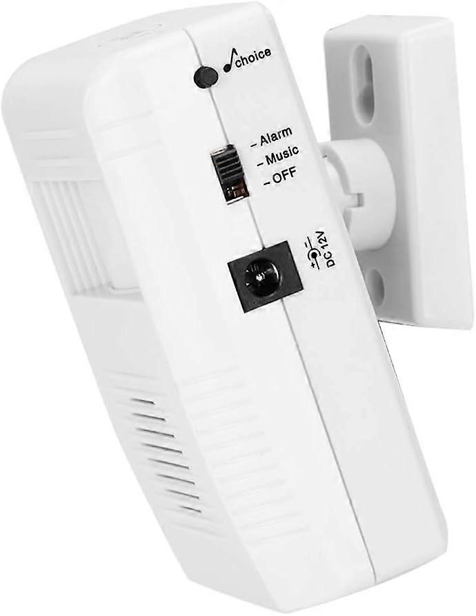 Infrared Motion Sensor Door Alarm, Entry Welcome Detector with Real-Time Monitoring and Alarm Function