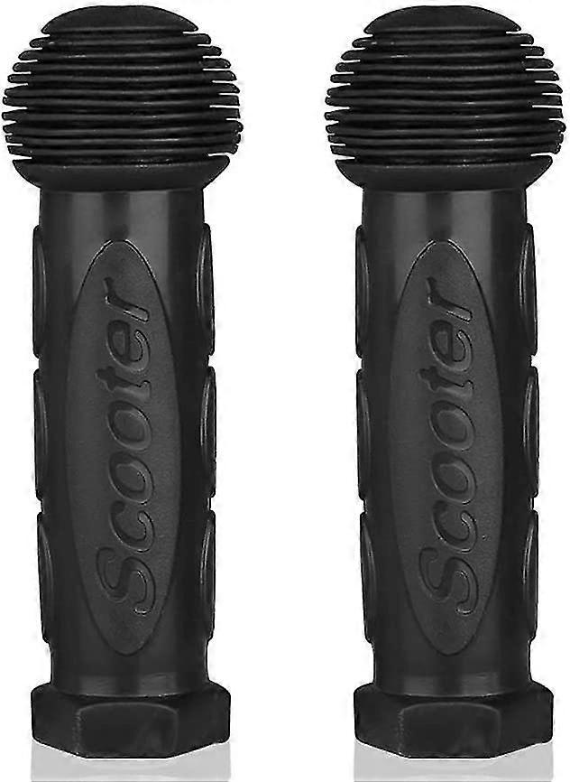A Pair Rubber Scooter Handle Replacement Grip For Mini Or Maxi Micro Scooterblack