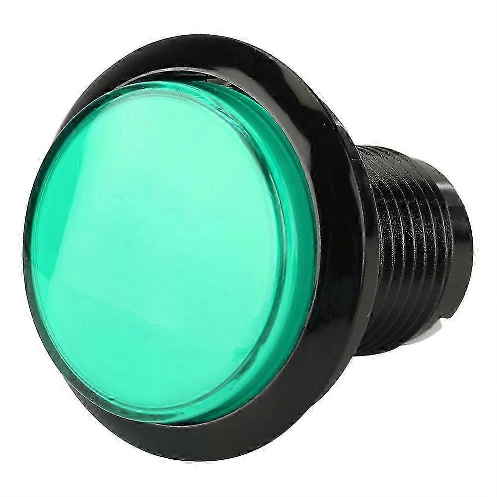 Round LED Lamp Illuminated Large Button To Arcade Machine Games DIY Part(green)