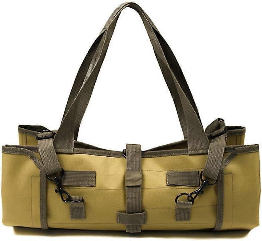 2-piece set Canvas Roll Up Tool Bags Set, Multi-Purpose Tool Pouch, Heavy Duty Hanging Tool Organizer, Wrap Roll with Zipped Compartments for Tool Sto