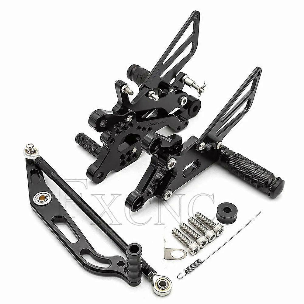 Fr yamaha yzfr6 YZF-R6 yzf r6 2006 2007 2008-2020 cnc aluminium motorl cycle verstellbarer hinterer fu peg fu peg hinterer satz pedal