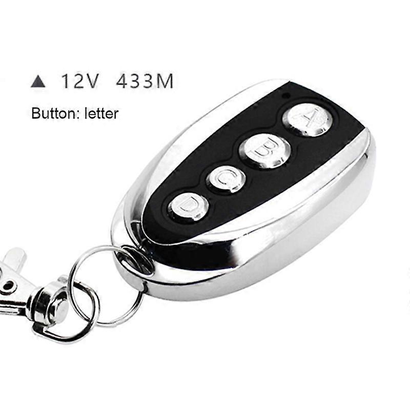 433 Mhz Copy Remote Controller Metal Remote Control Cloning Gate for Garage Door Car Alarm Products Keychain