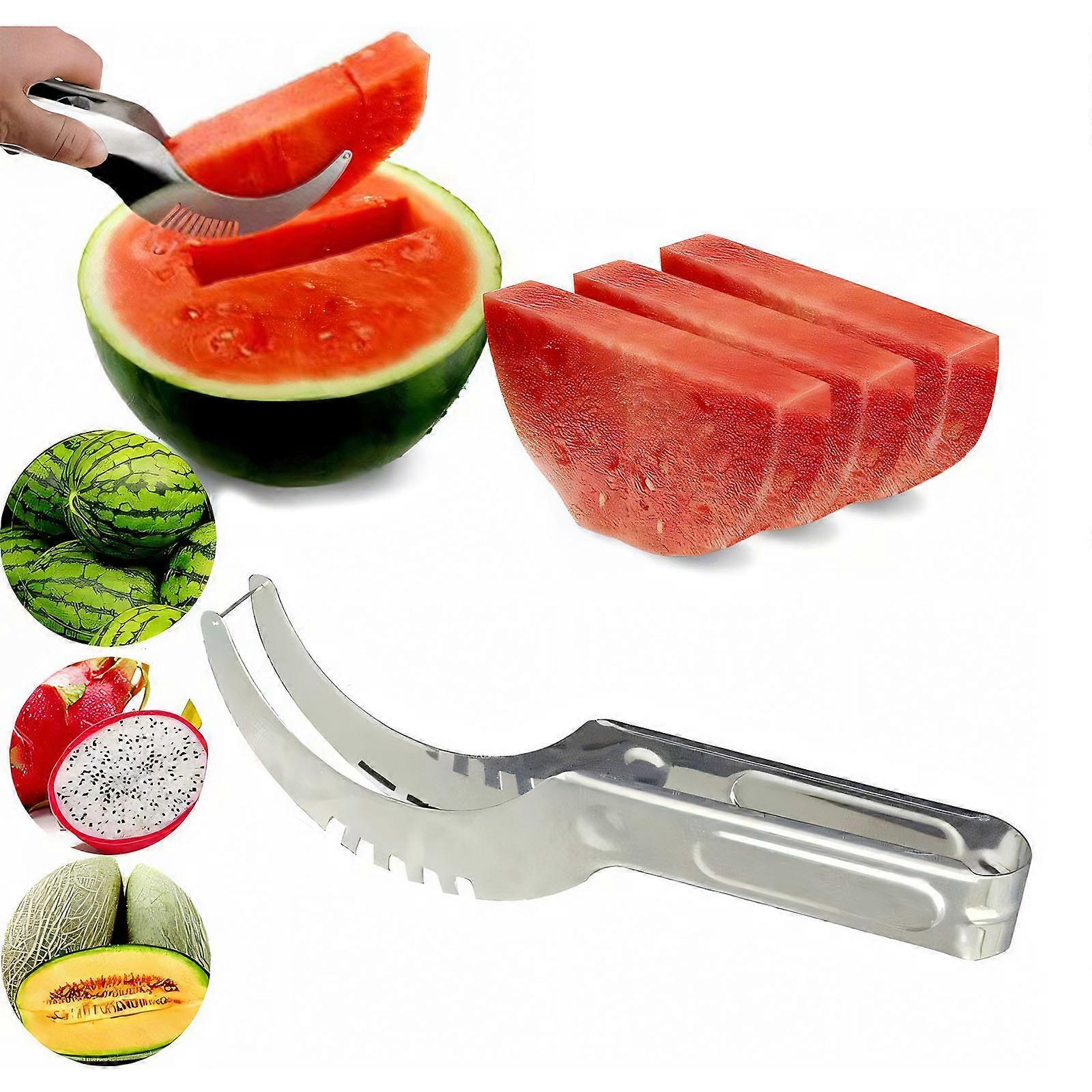 Watermelon Slicer Cutter Knife Server Corer Scoop Kitchen Knife Tools