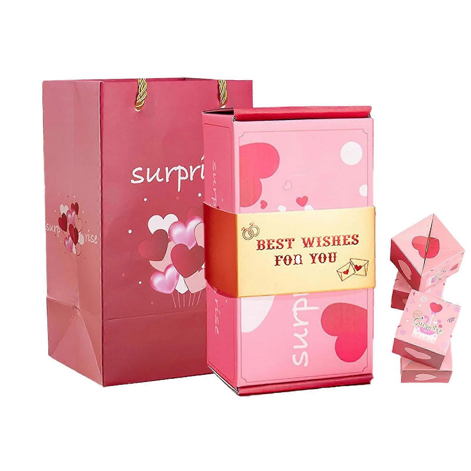 Bounce Surprise Gift Box, Pop Up Boxes Bulk, pieghevole Bounce Card Gift Box