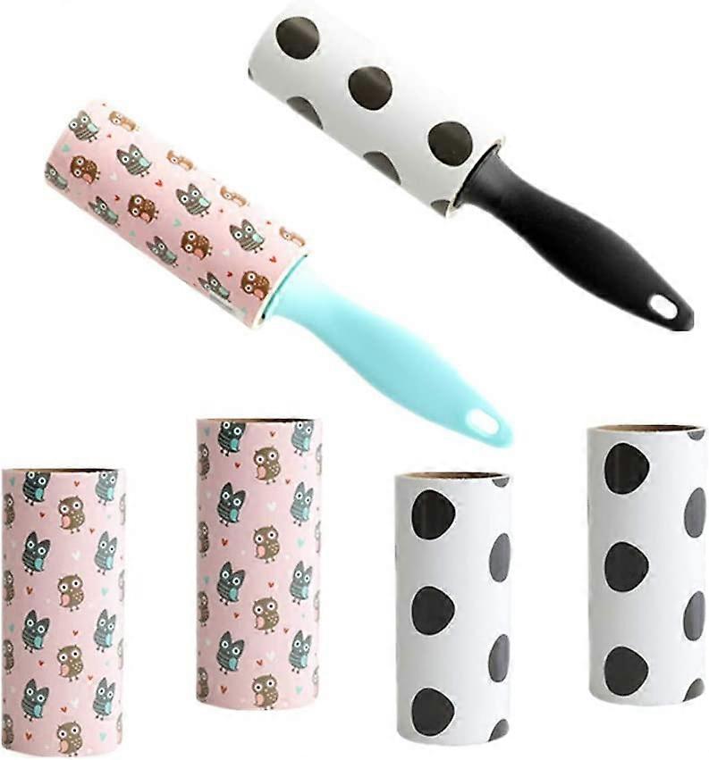 Mini Portable Lint Rollers Tearable Sticky Lint Rollers for Dust Removes Clothes Pets Hair