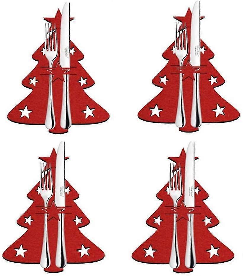 4 STK juletre utsøkt servisepose