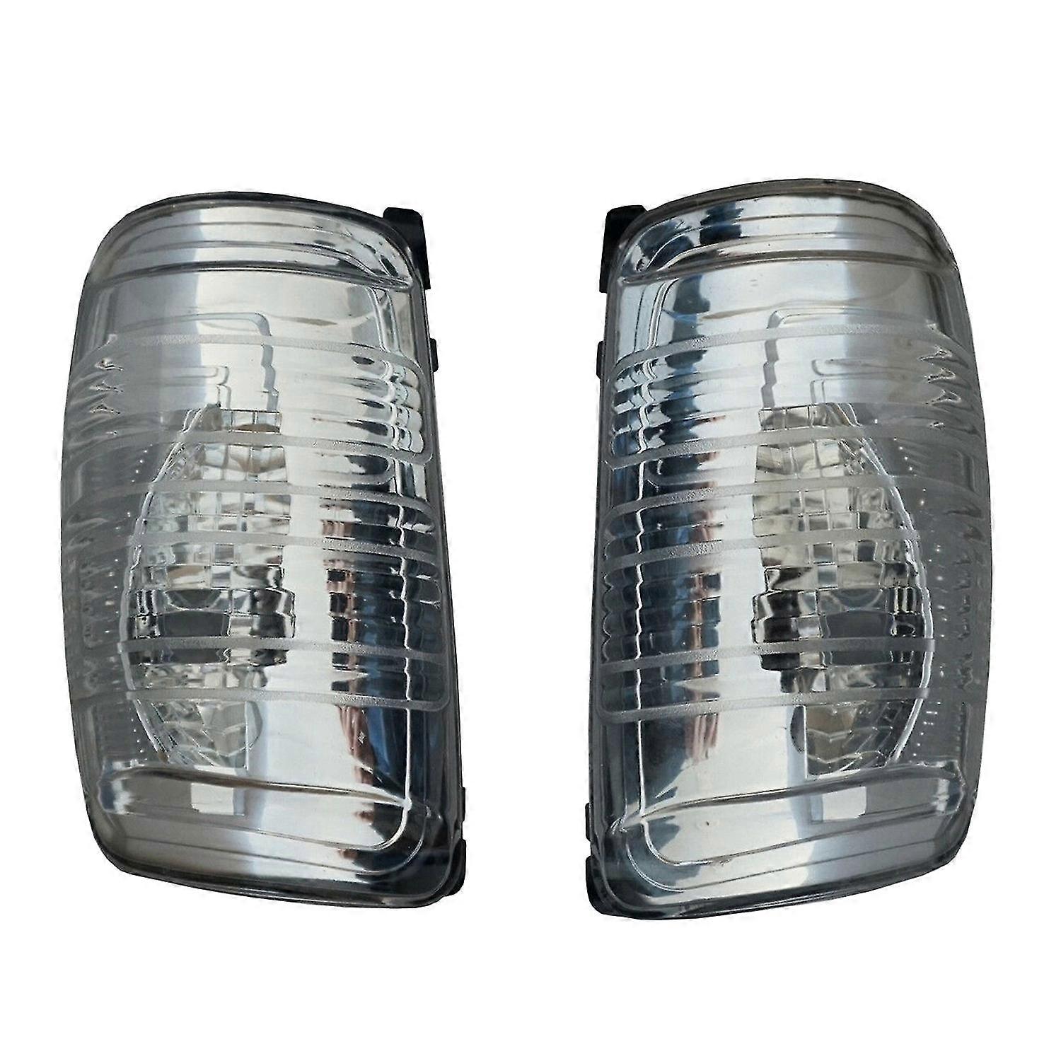 for Transit Mirror Turn Signal Indicator Mirror White AB 2013 Right+Left Rearview Mirror Turn Signa