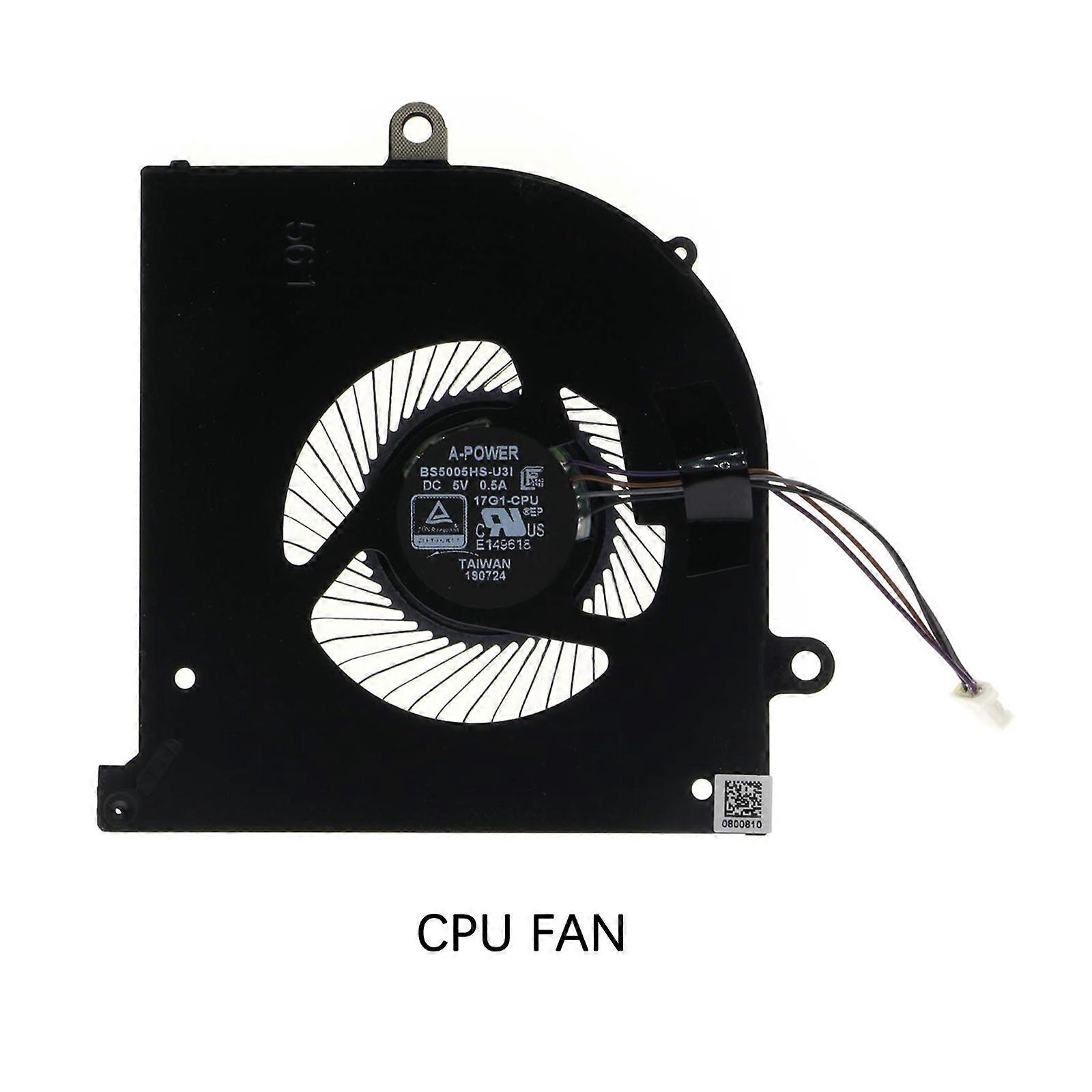 For MSI GS75 Stealth GS75 Creator P75 MS-17G1 MS-17G2 GPU & CPU Cooling Fan