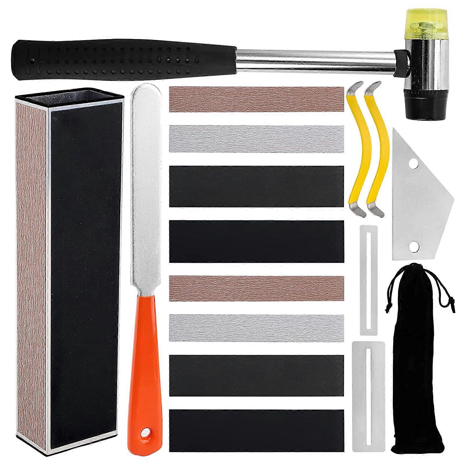 17st Gitarr Reparation Underhållssats för Akustisk Gitarr Elgitarr Ukulele Banjo, Perfekt Gi