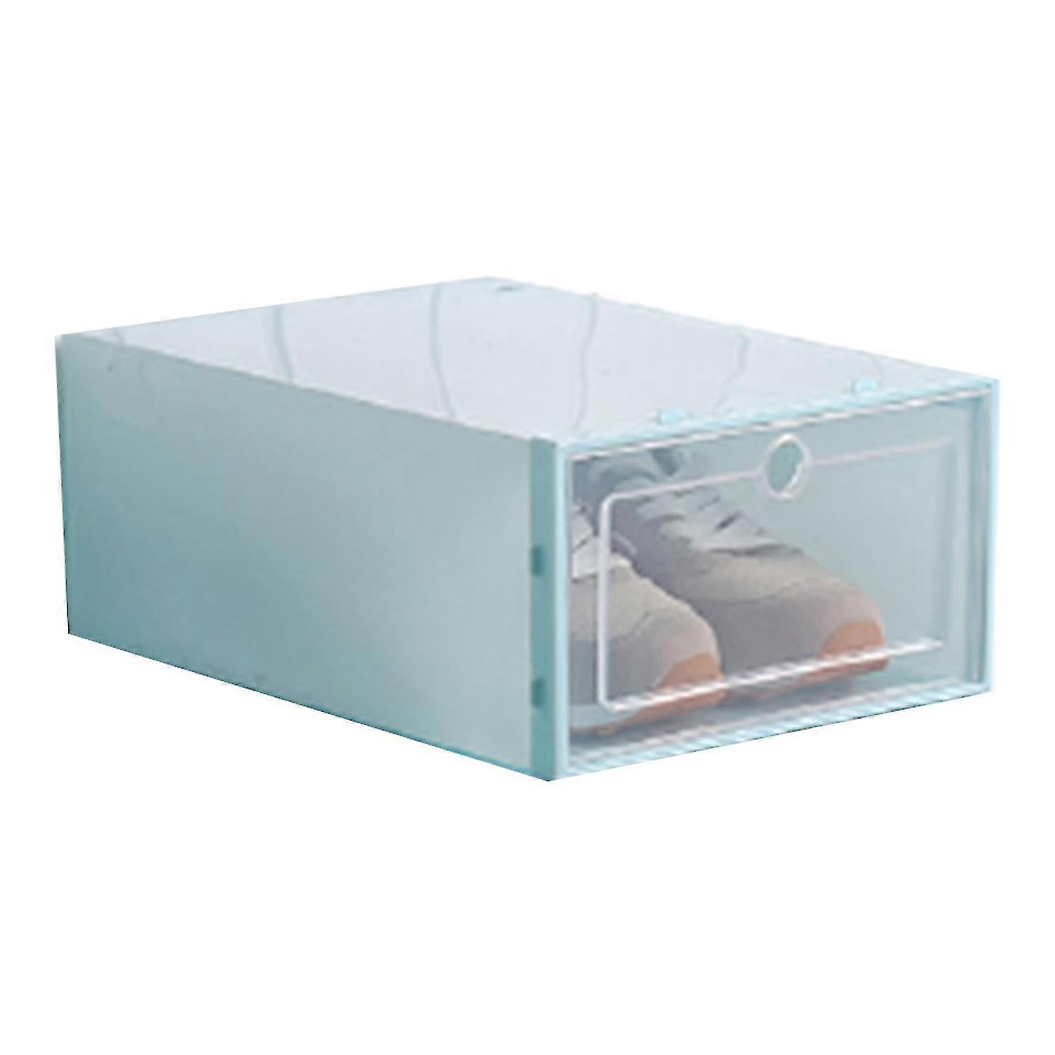Transparent Stackable Dustproof Flip Type Shoes Storage Container Home Decor