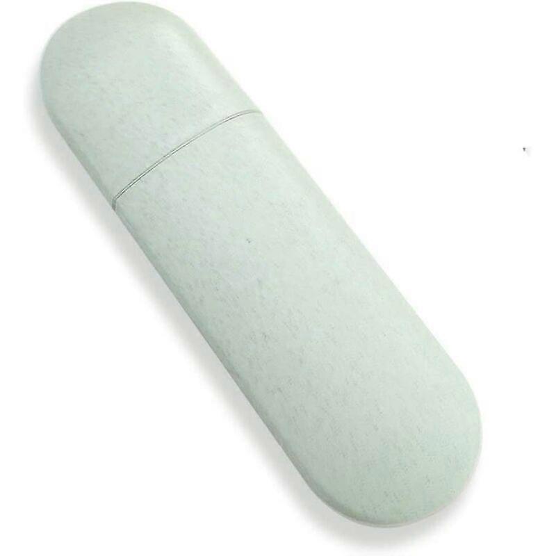 Eco-Friendly Travel Toothbrush Case Wheat Straw Material Toothpaste